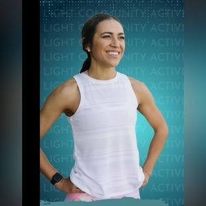 ZYIA White Columbiana Tank Size Small